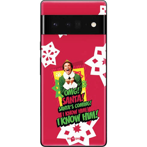 Elf OMG Santas Coming Google Pixel 6 Pro Skin